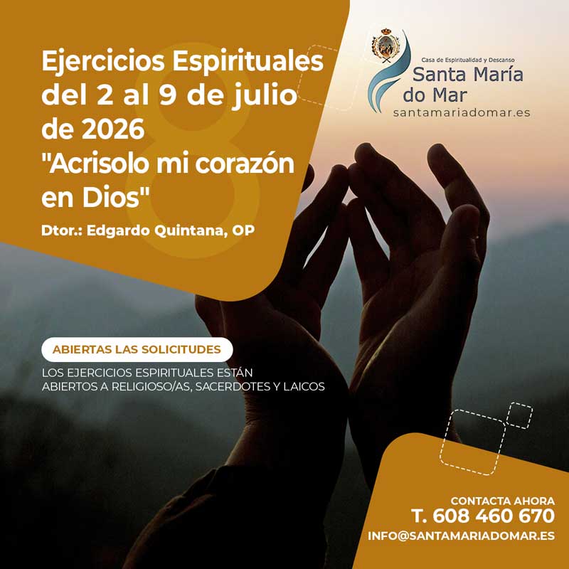 Ejercicios Espirituales del 2 al 9 de julio de 2026