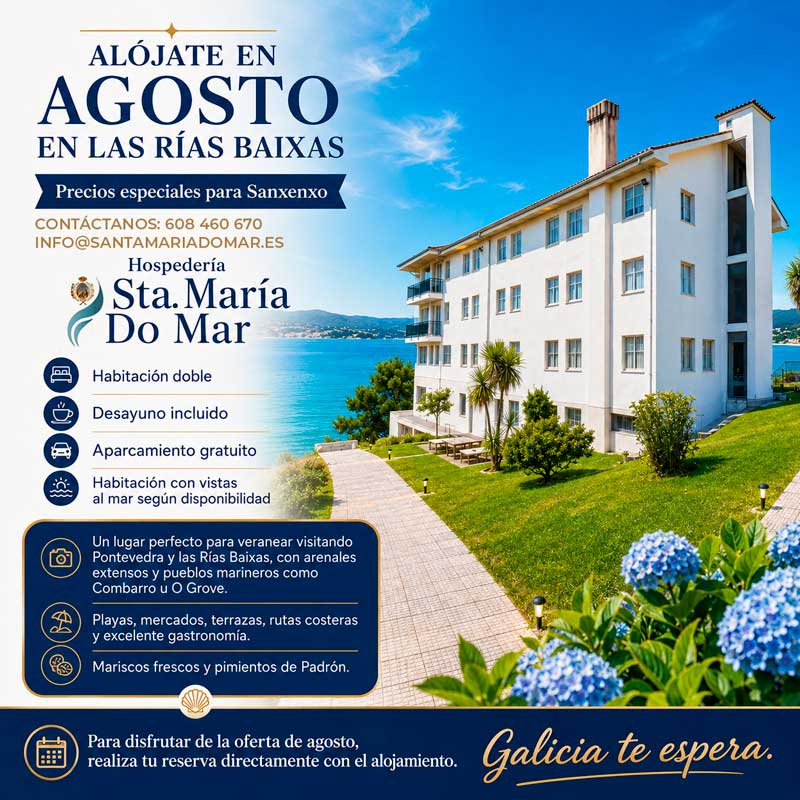 Oferta alojamiento en agosto 2026
